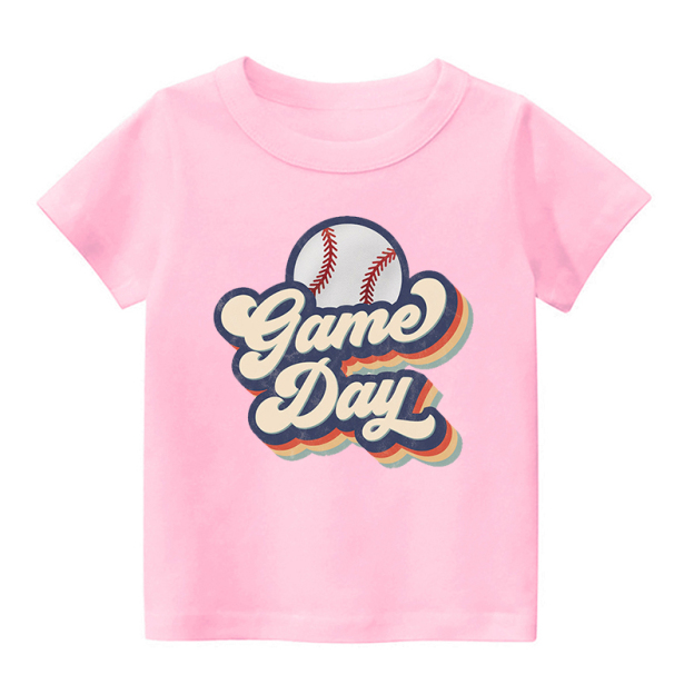 Baseball Game Day Sports Kids Shirt