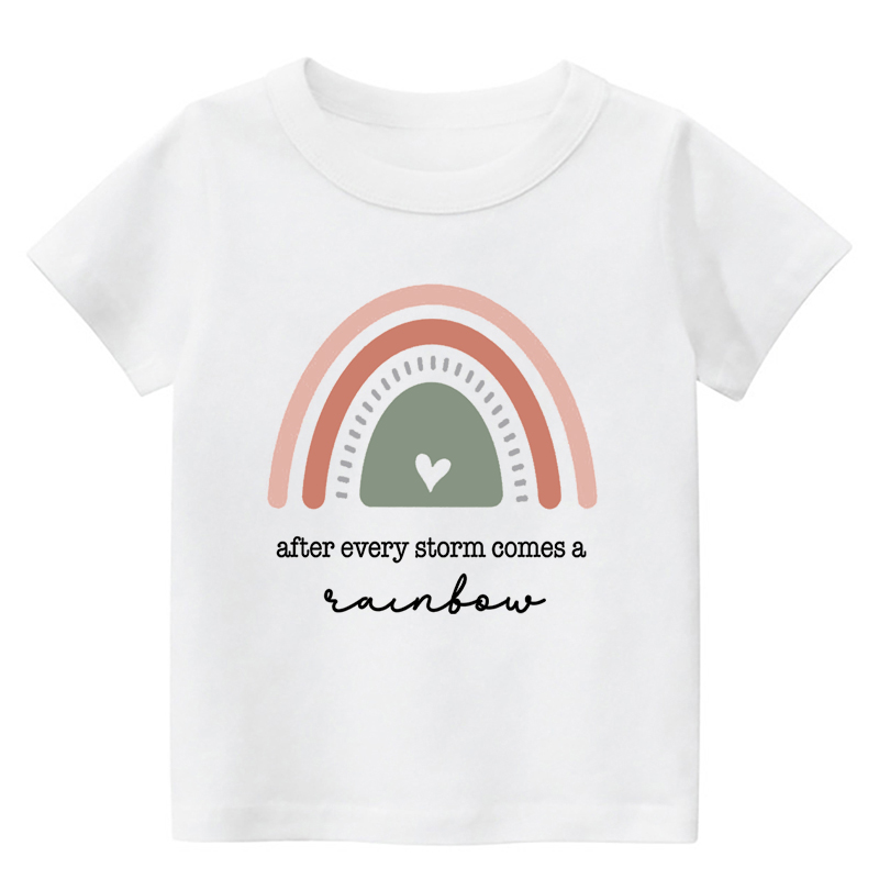 After Every Storm Comes A Rainbow Kids T-Shirt