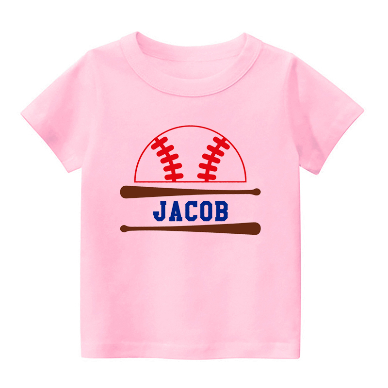 [Copy]Personalized Baseball Bat Kids Shirt