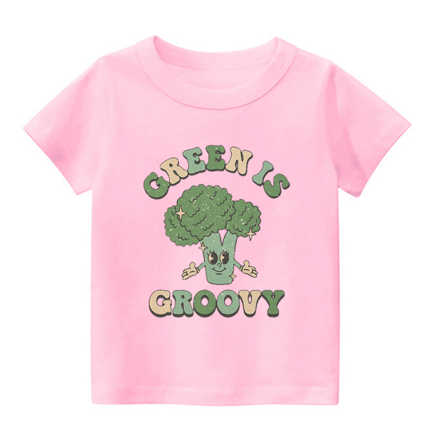 Green Is Groovy Kids Shirt