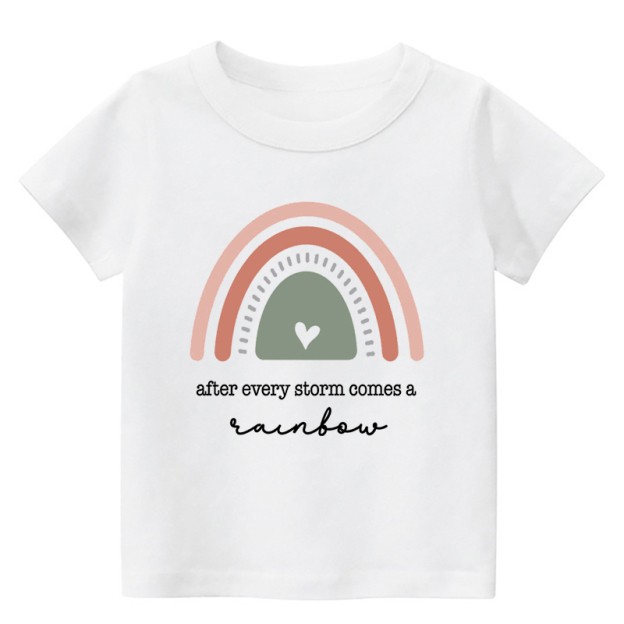 After Every Storm Comes A Rainbow Kids T-Shirt