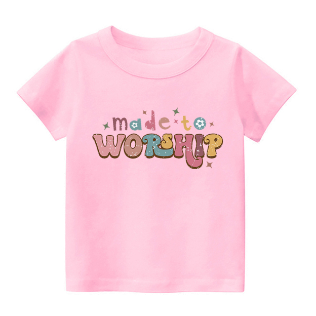 Made To Worship Kids Shirt
