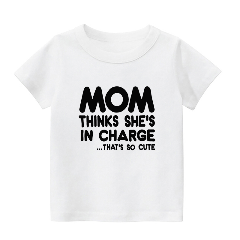 Mom In Charge Kids Shirt