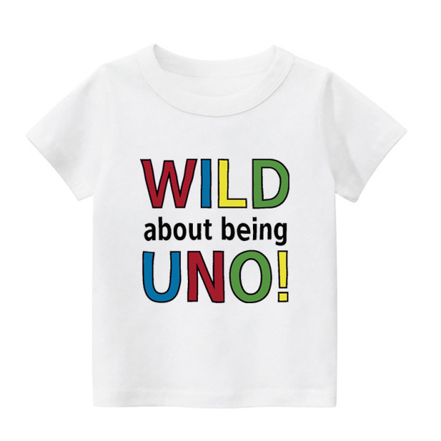 Wild About Being UNO Kids Shirt