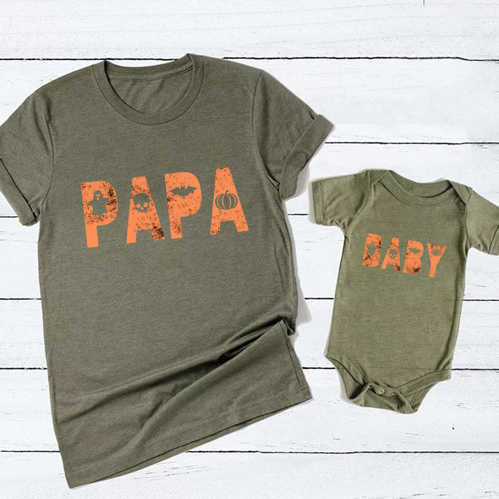 Halloween Design Family Matching Shirts