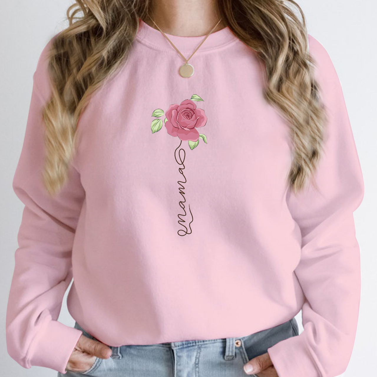 Gorgeous Rose Mama Sweatshirt