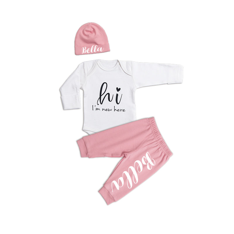 Personalized Baby Outfit Sets (Pants)