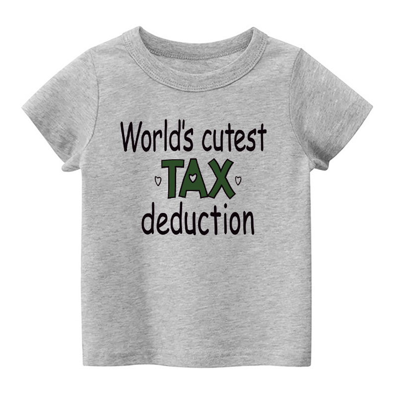 World's Cutest Tax Deduction Kids Shirt