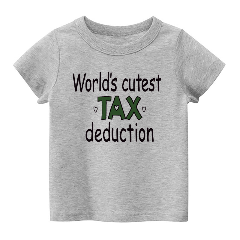 World's Cutest Tax Deduction Kids Shirt