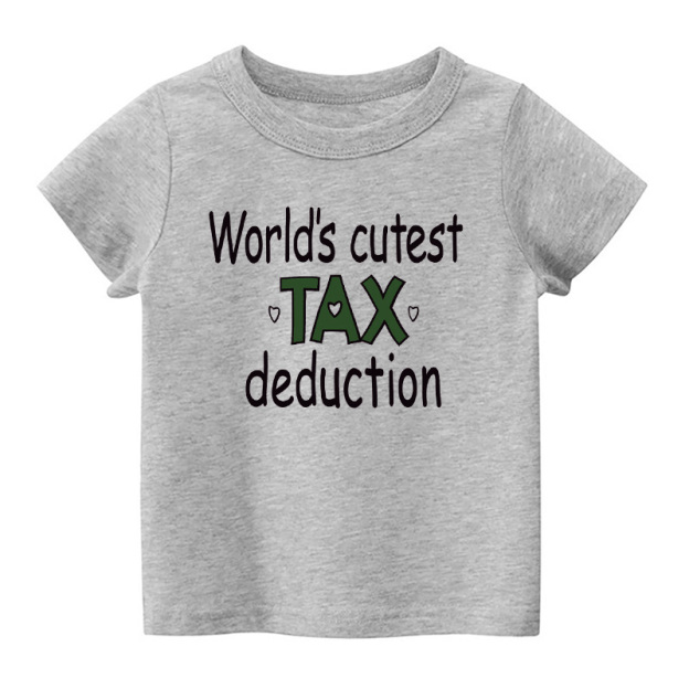 World's Cutest Tax Deduction Kids Shirt