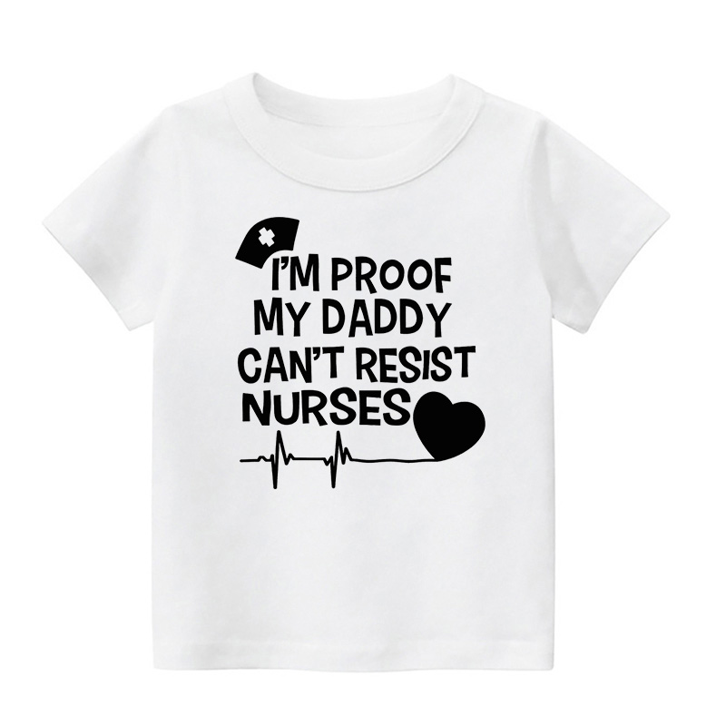 Daddy Can't Resist Nurses Kids Shirt