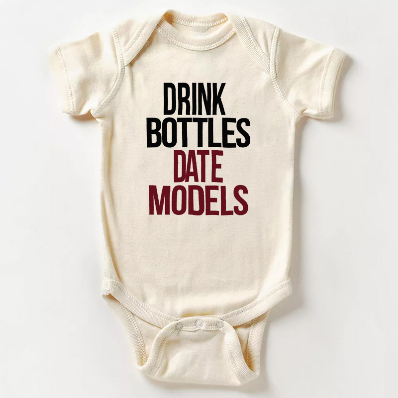 Drink Bottles Date Models Bodysuit For Baby SaleBeepumpkin™