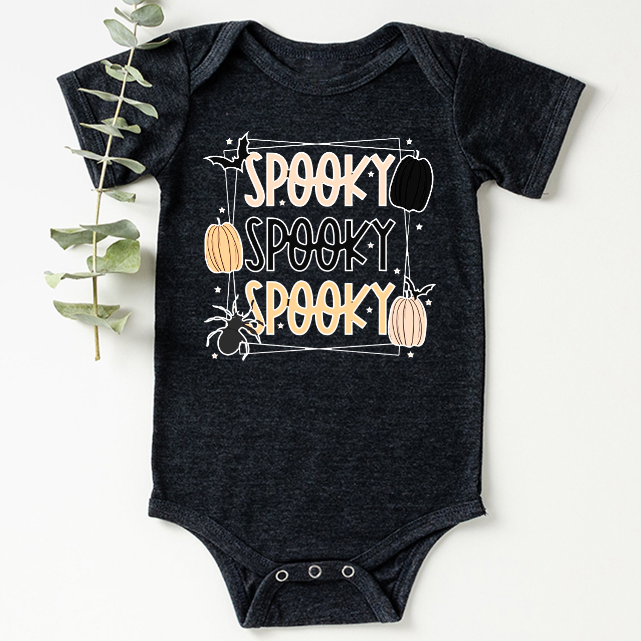 Spooky Spooky Spooky - Halloween Baby Bodysuit