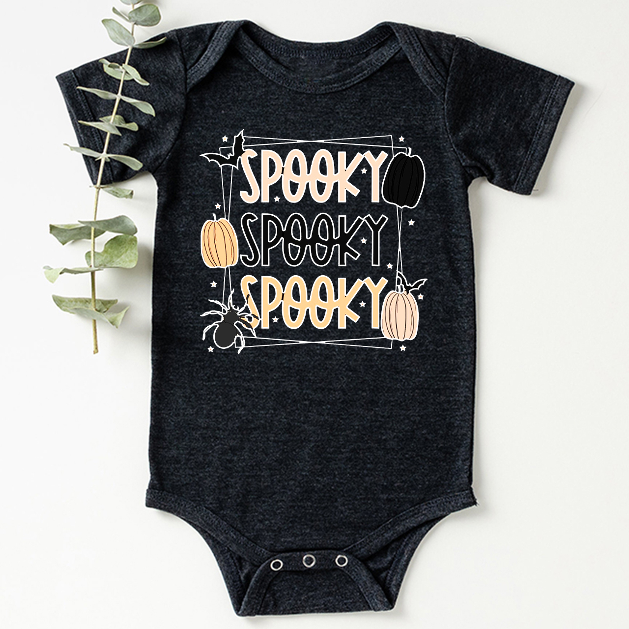 Spooky Spooky Spooky - Halloween Baby Bodysuit