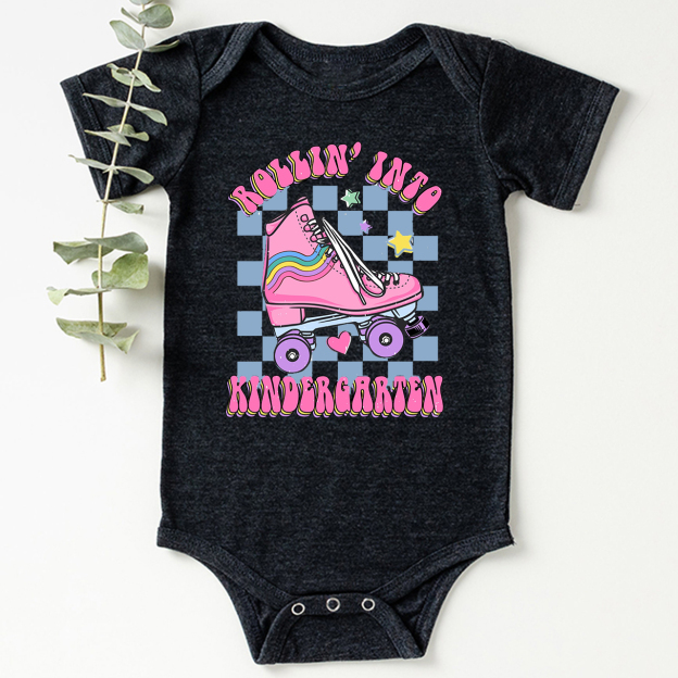 Rollin Into Kindergarten Back To School Bodysuit