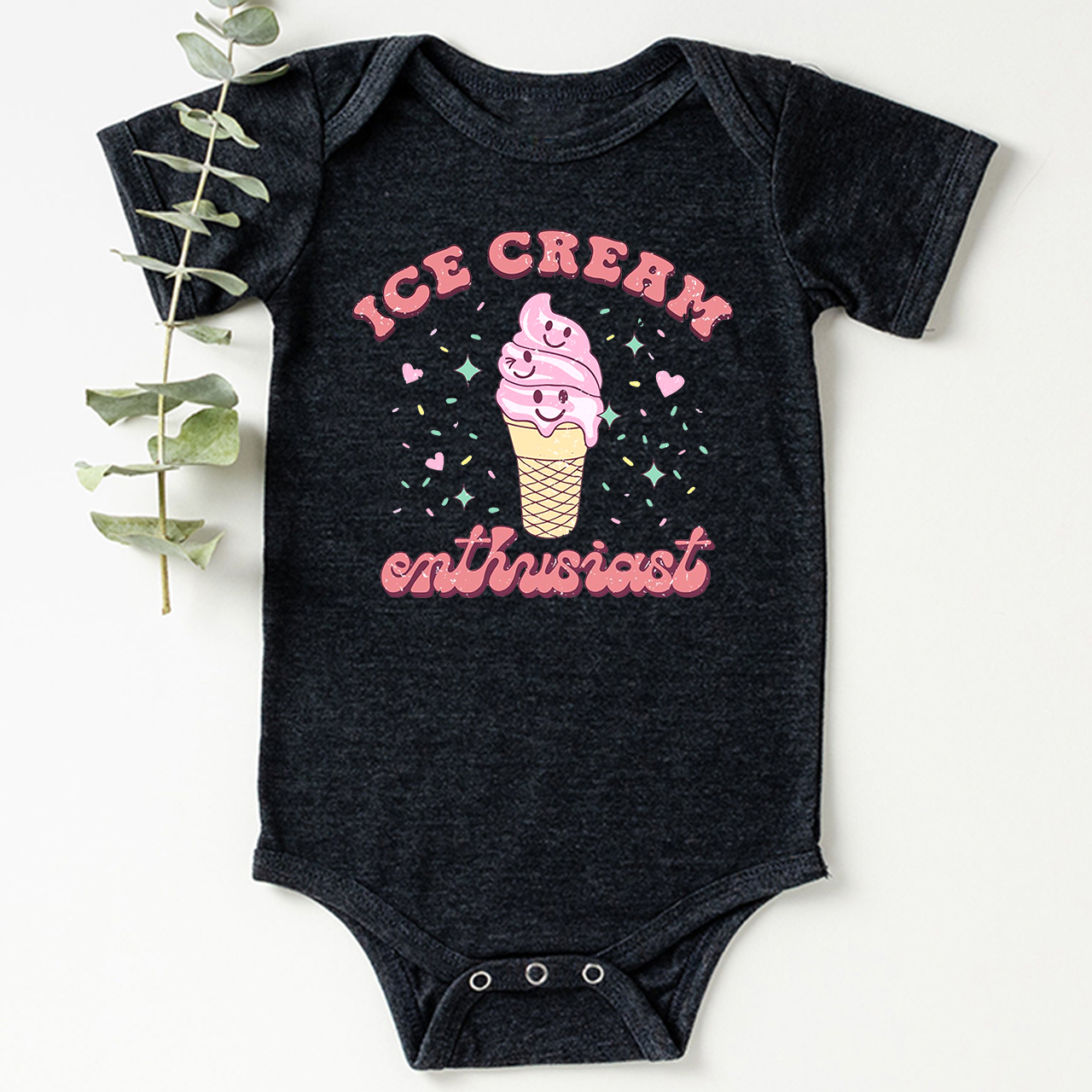 Ice Cream Enthusias Bodysuit