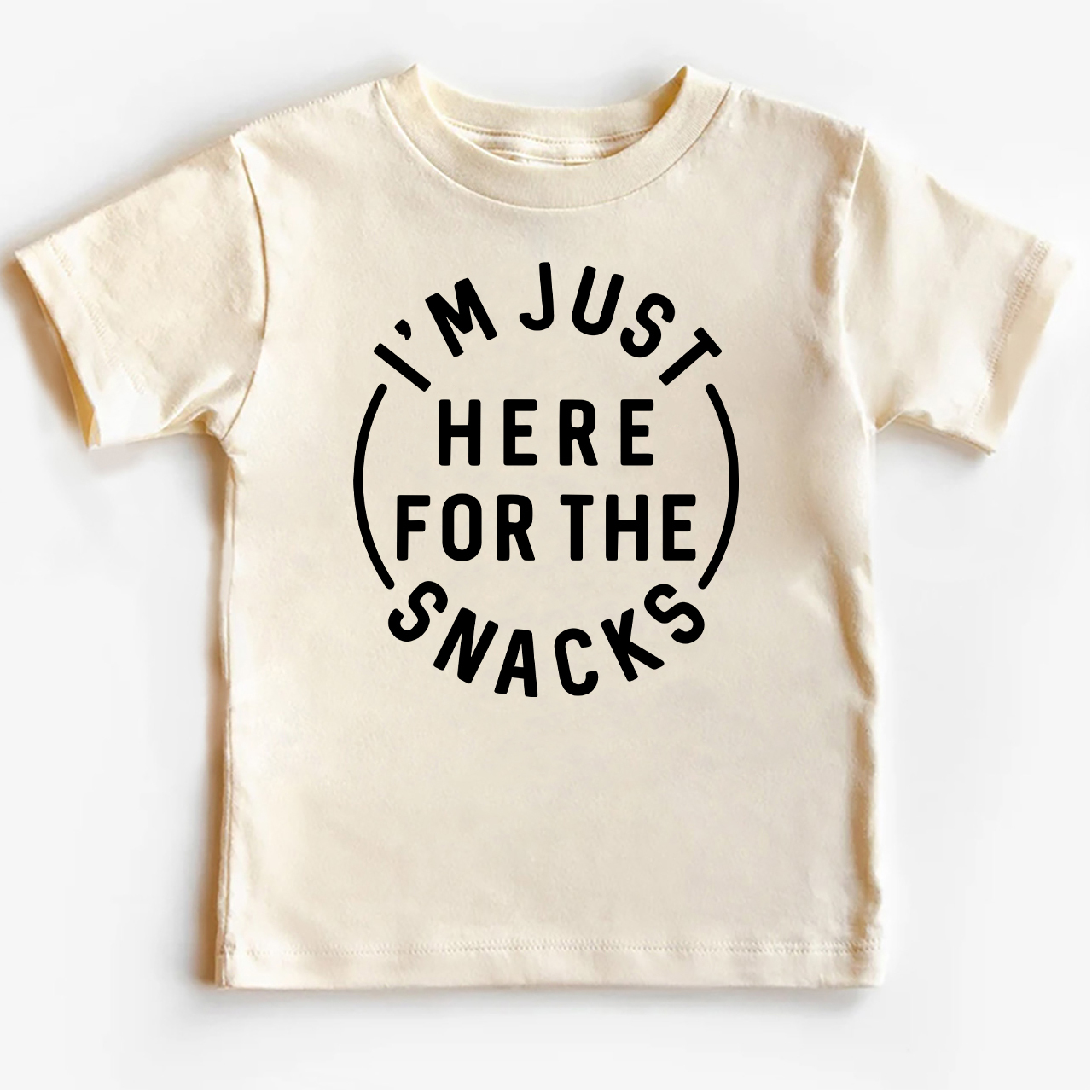 I'm Just Here For The Snacks Shirts For Kids