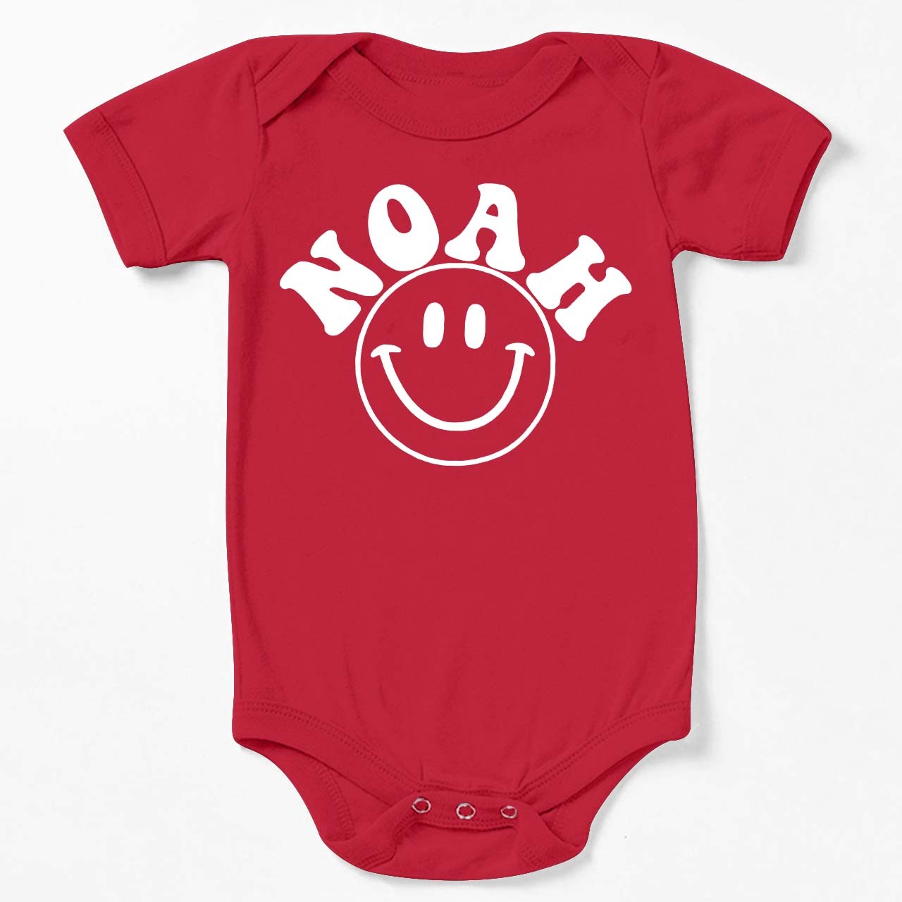 Custom Nickname Happy Bodysuit For Baby