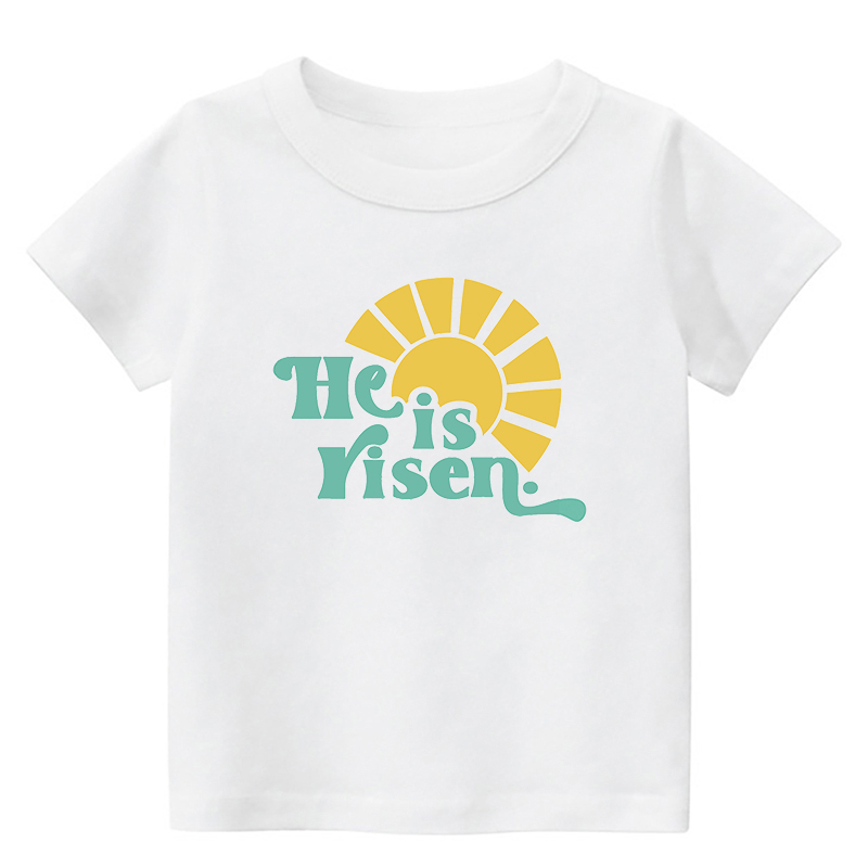 He Is Risen Easter Kids T-Shirt