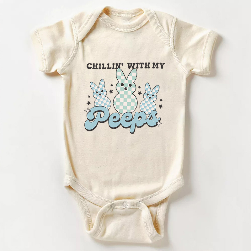 Chillin' With My Peeps Baby Bodysuit