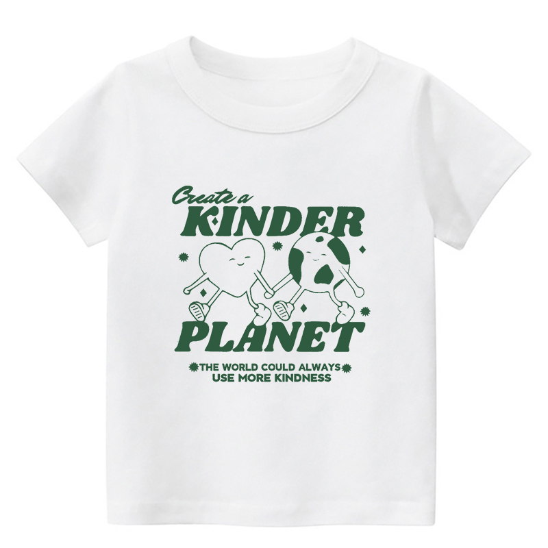 Create A Kinder Planet Kids T-Shirt