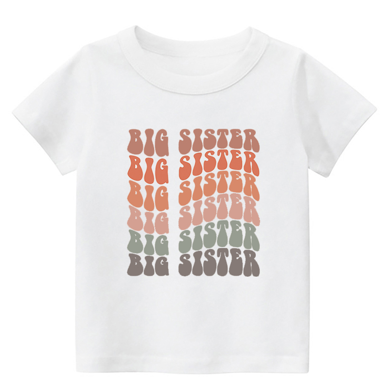 Retro Big Sister Kids T-Shirt