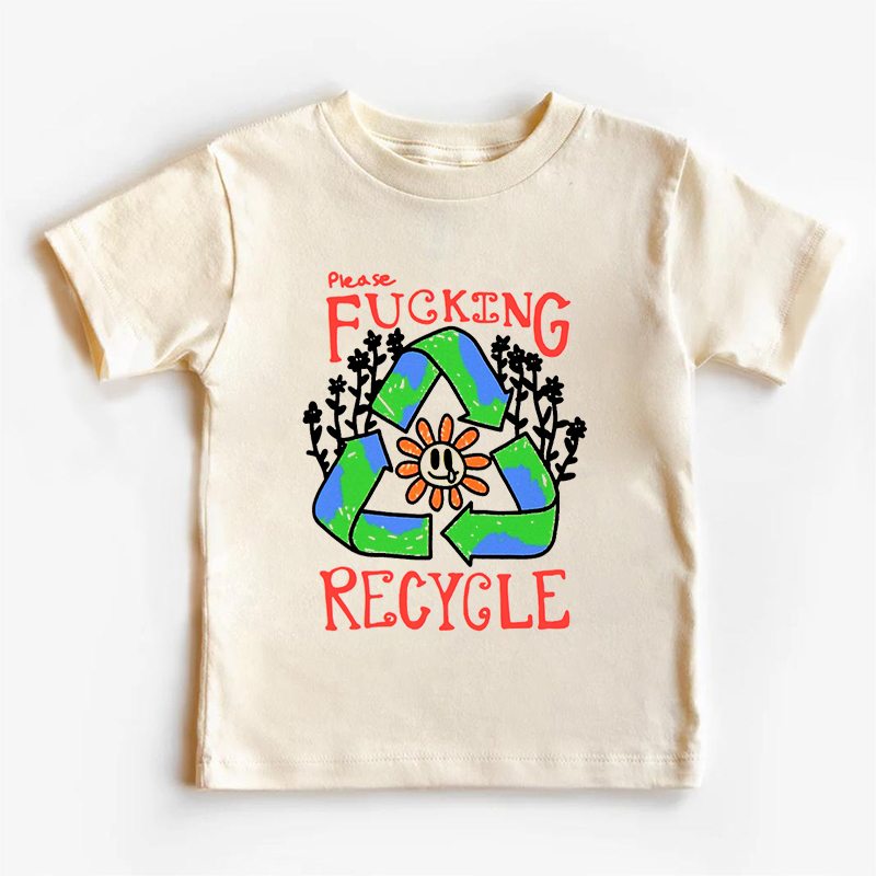 Please F**king Recycle Toddler Shirt