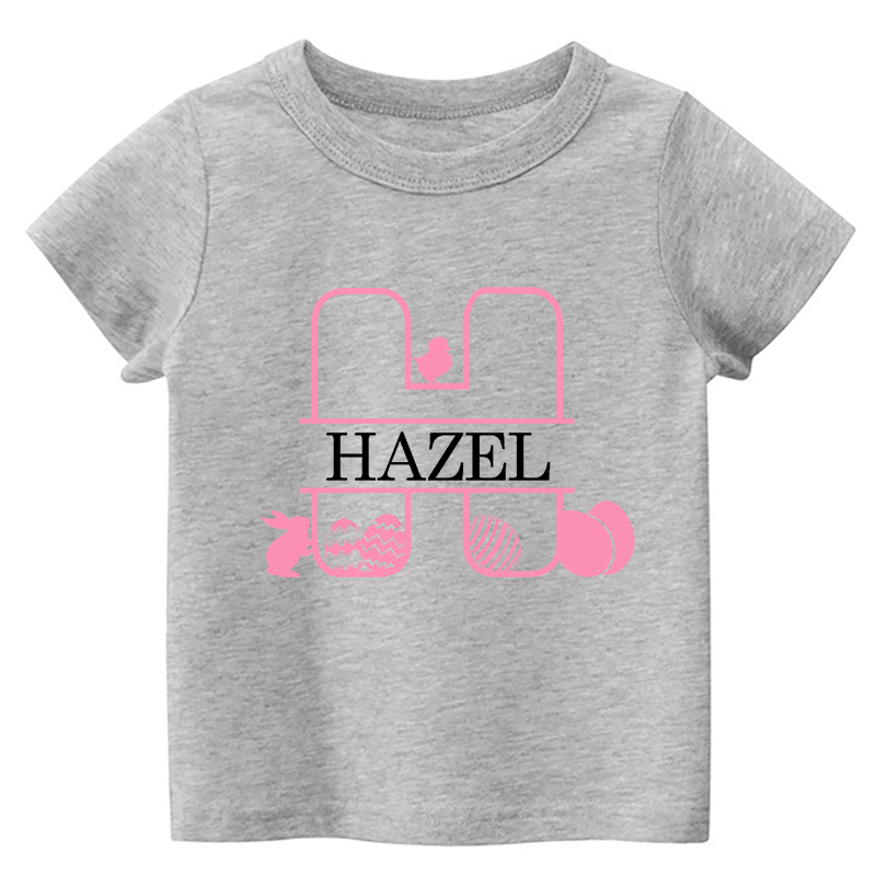 Personalized Initials Easter Toddler Shirt
