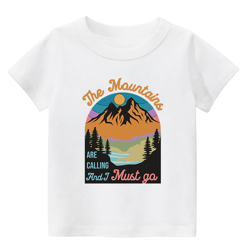 The Mountains Are Calling Toddler Shirt