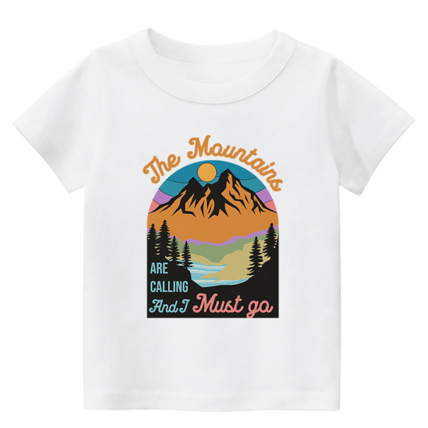 The Mountains Are Calling Toddler Shirt