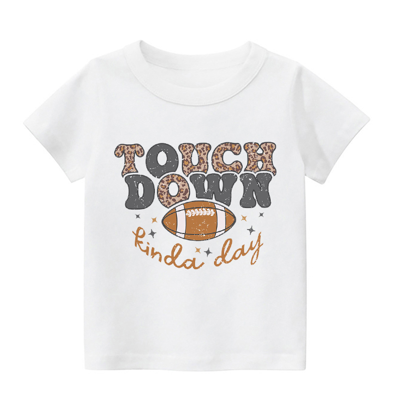 Touch Down Football Kinda Day Kids Shirt