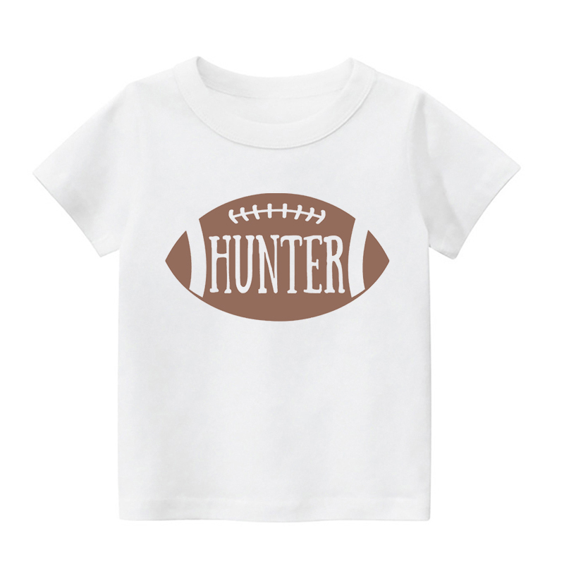 Personalized Football Name Kids Shirt