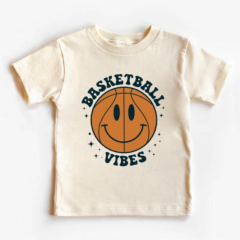 Basketball Vibes Sports Kids Shirt