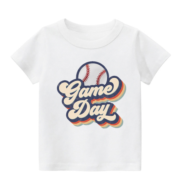 Baseball Game Day Sports Kids Shirt