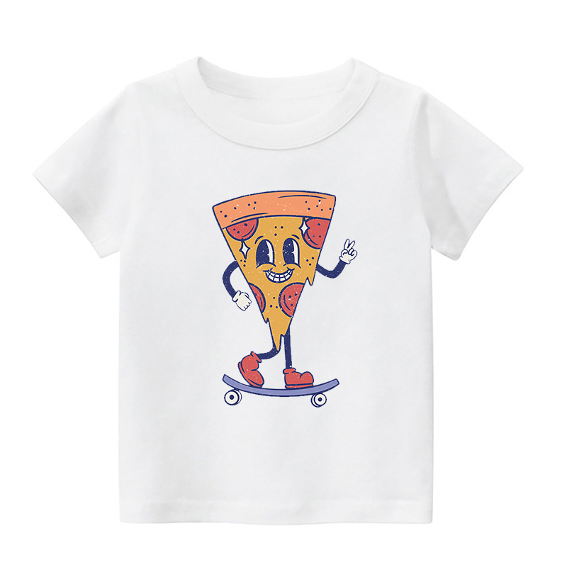 Skating Pizza Kids Shirt