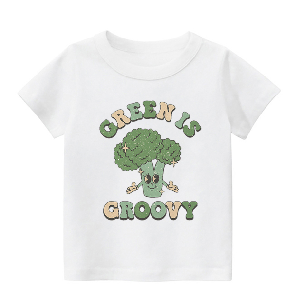 Green Is Groovy Kids Shirt