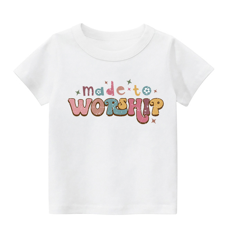 Made To Worship Kids Shirt