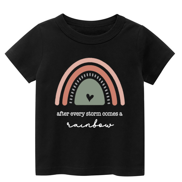 After Every Storm Comes A Rainbow Kids T-Shirt
