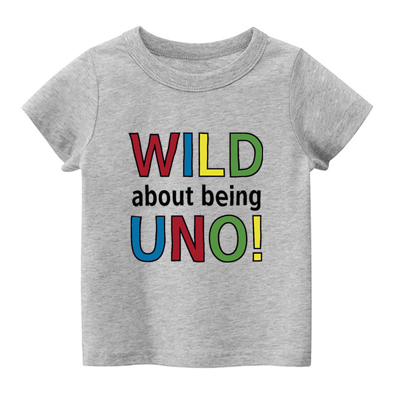 Wild About Being UNO Kids Shirt