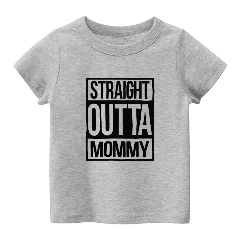 Straight Outta Mommy Kids Shirt