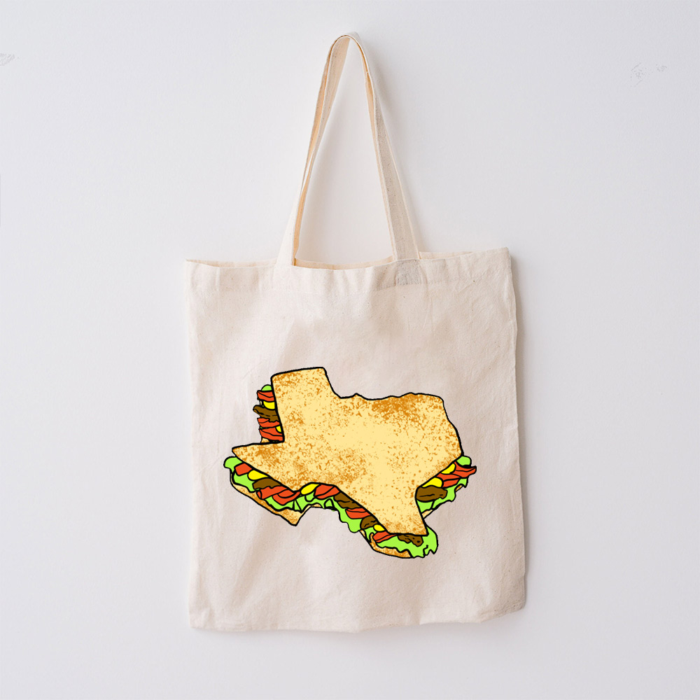 Fajita Map For Texas Food Lovers Tote Bag