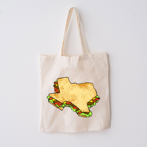 Fajita Map For Texas Food Lovers Tote Bag