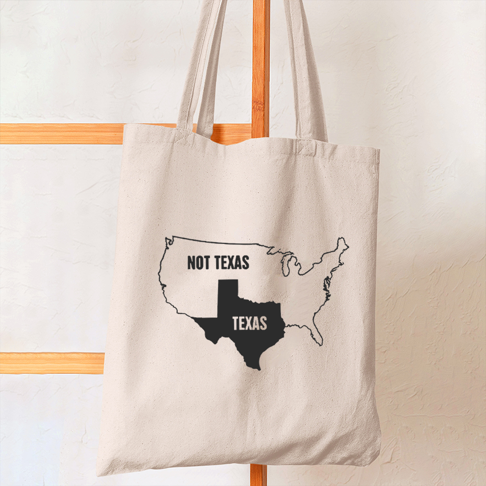 Funny Texas & United States Tote Bag