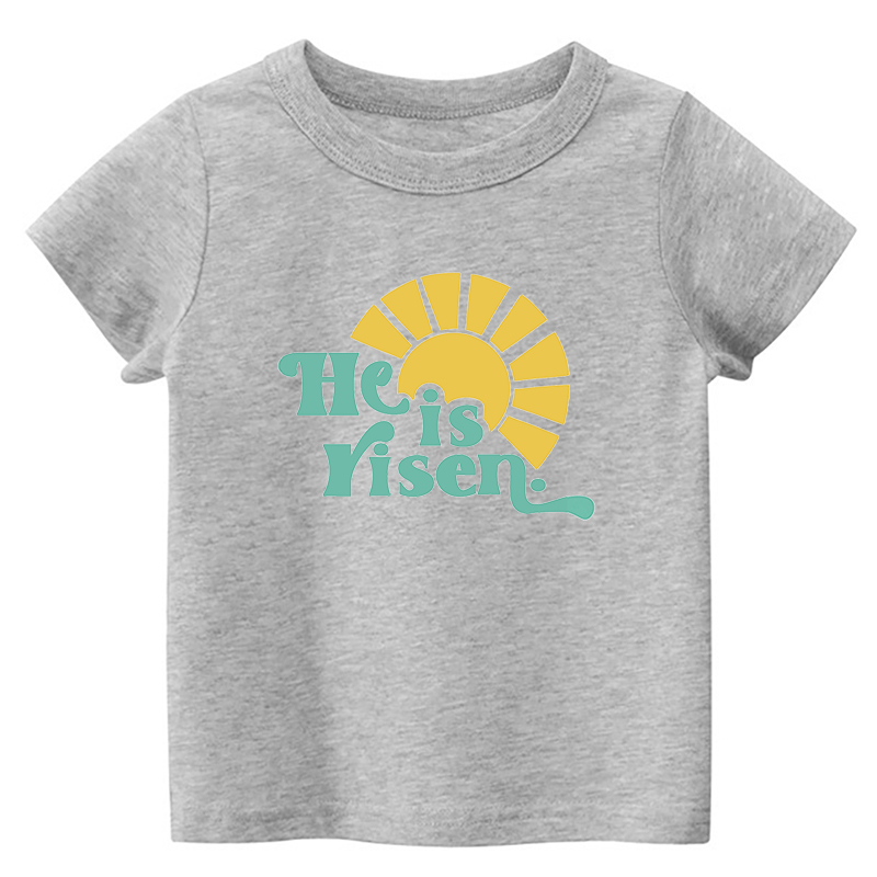 He Is Risen Easter Kids T-Shirt