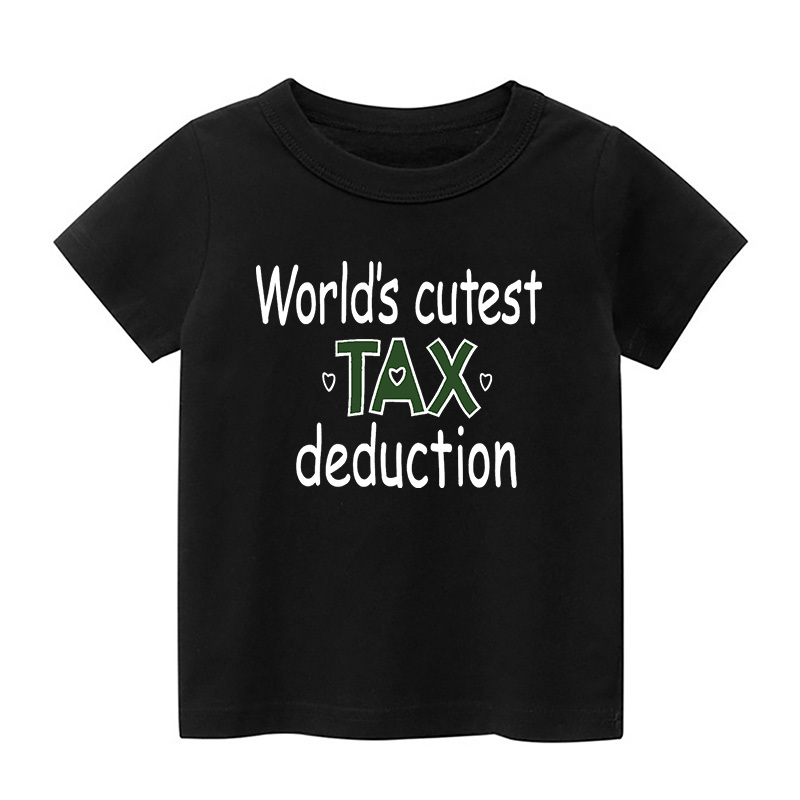 World's Cutest Tax Deduction Kids Shirt