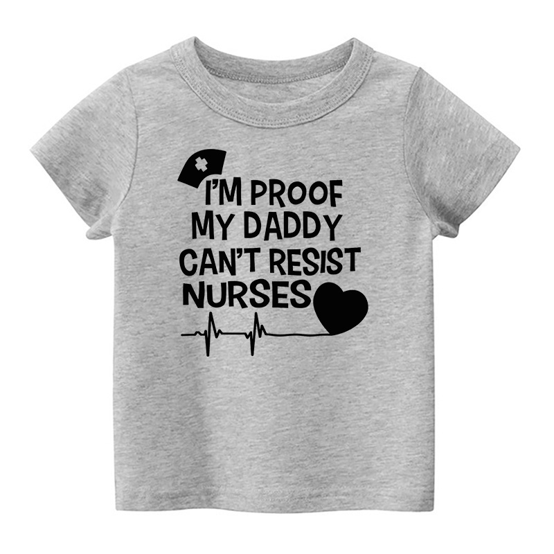 Daddy Can't Resist Nurses Kids Shirt