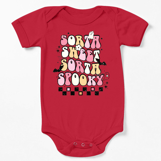 Sorta Sweet Sorta Spooky Halloween Baby Bodysuit