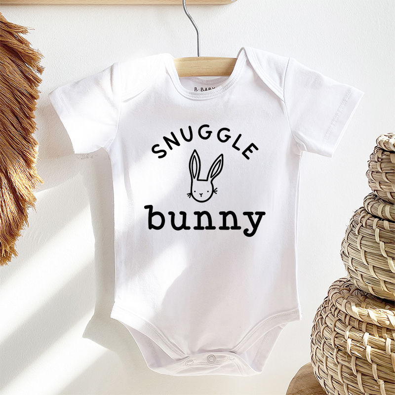 Snuggle Bunny Easter Baby Bodysuit