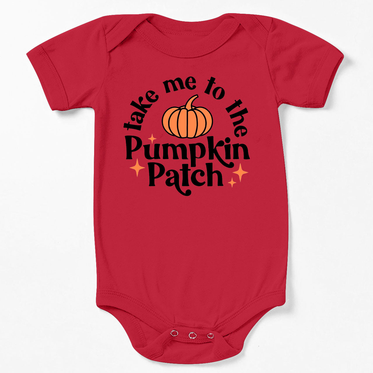 Take Me To The Pumpkin Patch Halloween Baby Bodysuit