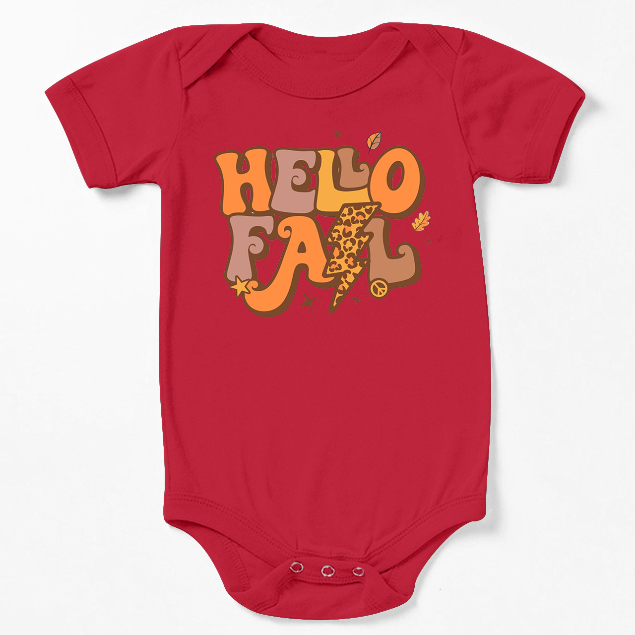 Hello Fall Cute Baby Bodysuit